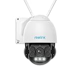 Reolink 5MP PTZ Camara Vigilancia WiFi Exterior con Zoom Óptico 5X, Seguimiento Automático, Visión Nocturna, WiFi de 2,4/5GHz, Detección de Personas/Vehículos, Impermeable, RLC-523WA (Reacondicionado)