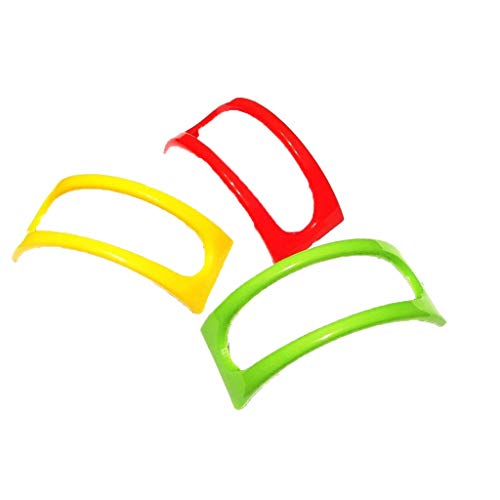 12PCS Colorful Plastic Taco Shell Holder Taco Stand Plate Protector Food Holder
