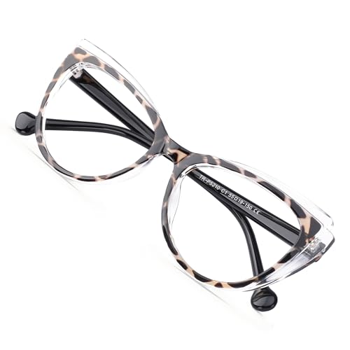 Blue Blockers Glasses for Women, Bluelight Glasses with Cat Eye Frame for Style, Comfort, Eye Strain Relief