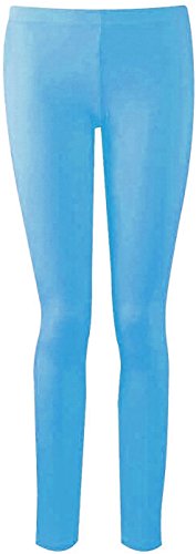 Legging pour femme long stretch turquoise taille 40 42 de qualité
