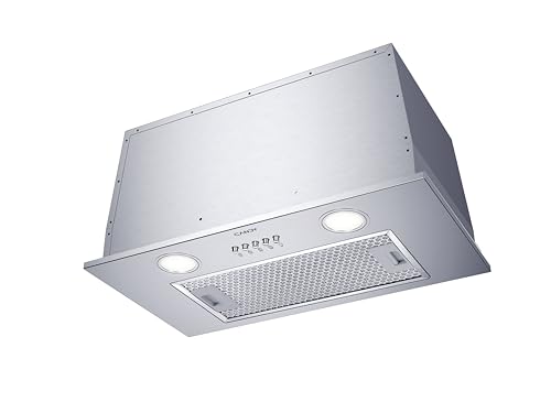 Candy CBG6250/1X, Campana Grupo Filtrante, 52CM, 3 Niveles de Potencia, 620M3/H, Filtro de Carbono, Panel Aluminio Antigrasa, Iluminación LED, 67DB, Inox