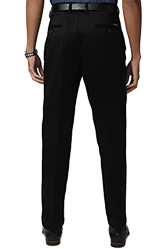 Image of Peter England Men's Mid Rise Comfortable Fit Work Utility Pants