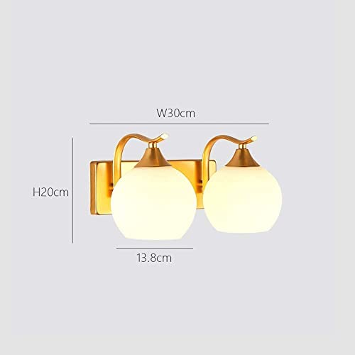 Lámpara de pared con pantalla de vidrio moderna para salón dormitorio y pasillos 7