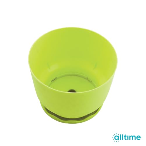 Image of All Time Frosty Plastic Bathroom Stool - 26.4 cm x 26.4 cm x 21.3 cm, Green