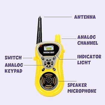 Gadget 360 Walkie Talkie Children/Long Range Toy from 3 4 5 6 7 8 Years Boy 3-8 Years Gift Ideas Walky Talky Gift Boy Outdoor Games for Boys Radio Children's Toy Toys - Image 3 thumbnail