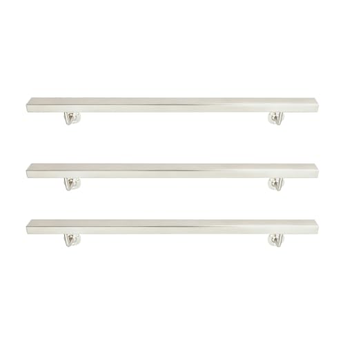 Stainless Steel Stair Handrail, Wall Mounted Indoor/Outdoor Railing Kit (Silver,en_US,Silver,10FT)