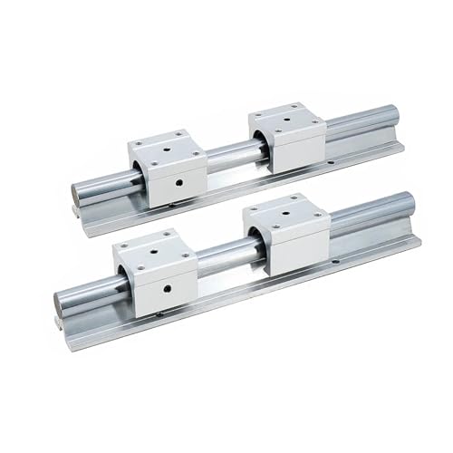 Rails de guidage linéaires SBR16 et 4 blocs SBR16LUU 300mm pour routeur CNC et impression 3D