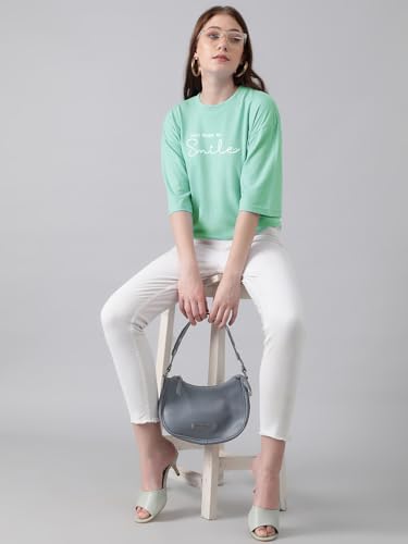 Image of KOTTY Quirky Printed T-Shirt for Women | Fun & Playful | Casual Chillwear