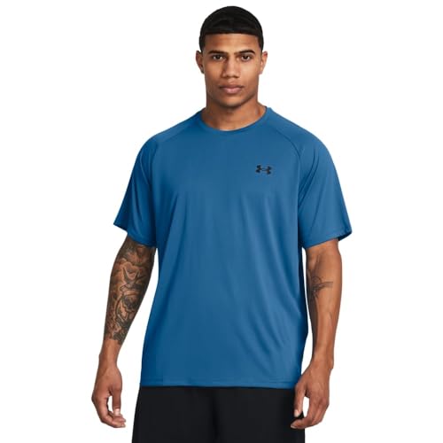 Under Armour Men's Tech 2.0 Short-Sleeve T-Shirt, (406) Photon Blue / / Black, X-Large
