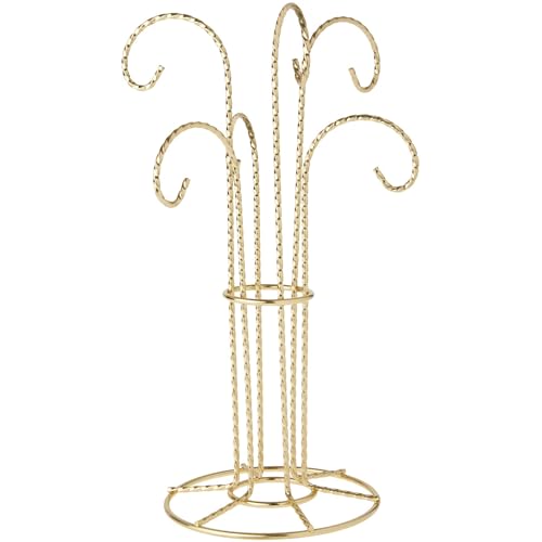 Bard's 6 Arm Gold-Toned Ornament Stand, 12