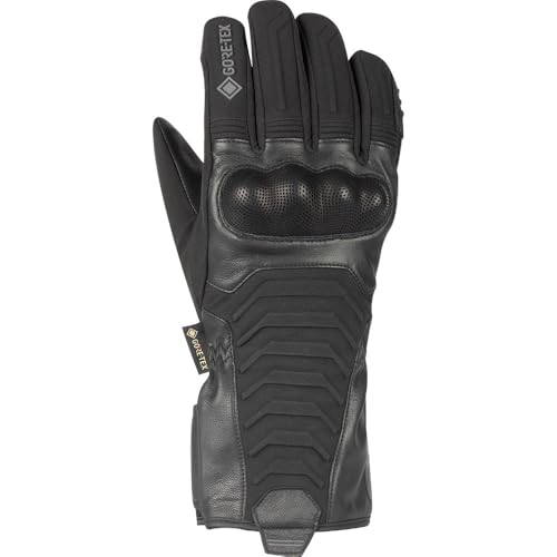 BERING Lakefield GTX wasserdichte Winter Motorrad Handschuhe, schwarz, XL