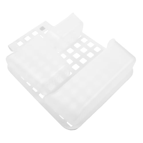 Mipcase ポータブルストレージフック シャワービン ドアシャワーオーガナイザー バスルームウォールバスケット 小さな吊り下げ収納バスケット ホテル収納バスケット pp 白い