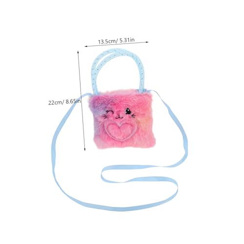 KESYOO Cute Rabbit Crossbody Bag for Adorable Cartoon Coin Purse Versatile Handbag Shoulder Bag for Easter Birthdays with Bow Detail2