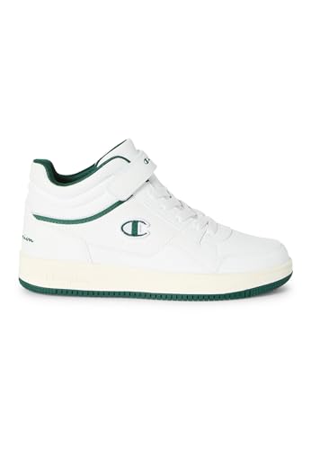 Champion Baskets mi-Hautes Rd18 pour Homme, Blanc, 42 EU