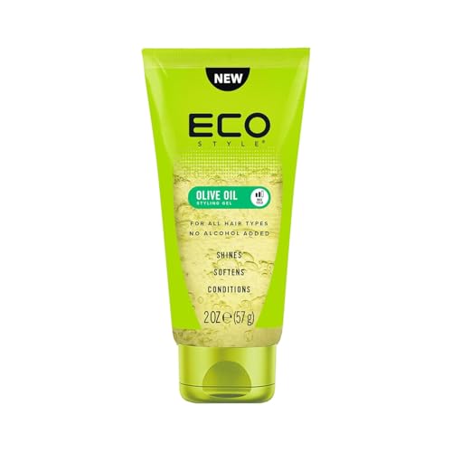 Eco Style Olive Oil Travel Size Hair Gel Eco Styler Hydrate and Style Alcohol-Free 57 g (Pack of 1)