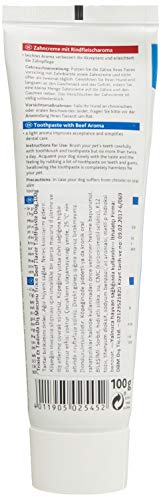 Trixie 2545 Zahncreme mit Fleischgeschmack, Hund, 100 g (2er Pack)
