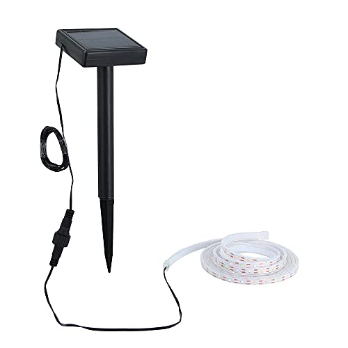 Xanlite Bande lumineuse - Ruban solaire extérieur - Bande Led Solaire - Ruban lumineux solaire - Balise Led Solaire multicolore 3 mètres - SPLSBK3SOLARRVB