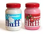 Fluff Vainilla + Fluff Fresa - Total 2 botes de marshmallow malvaviscos!