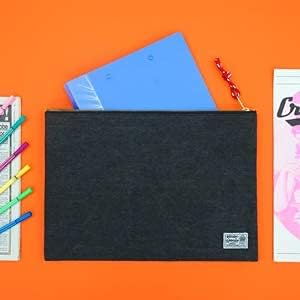 Miniatura 8 de Rough Enough Important - Organizador de documentos, carpeta segura para almacenamiento de viaje, bolsa de lona con cremallera para tamaño legal A4,