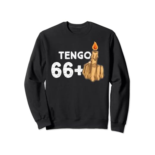 66+1 Dedo Medio Vela De Cumpleaños Para El 67º Cumpleaños Sudadera