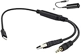 How to install: a. Connect 3.5mm mini jack to your AUX-IN socket when the switch is off.b. Start your car. c. Turn on the radio then switch to AUX. d. Plug in your Phone. Plug Port in Car . DO NOT plug your device into the cable, before you plug the cable to your car