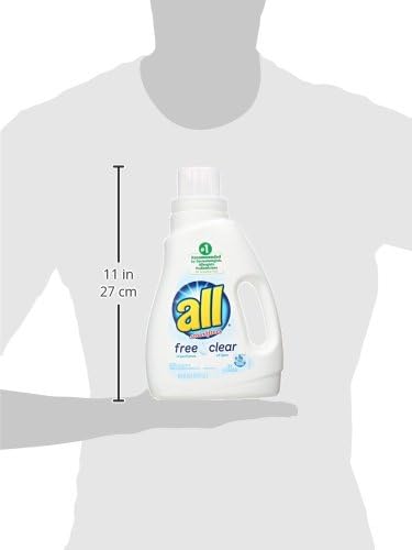 all Liquid Laundry Detergent, Free Clear for Sensitive Skin, 46.5 Fluid Ounces, 31 Loads