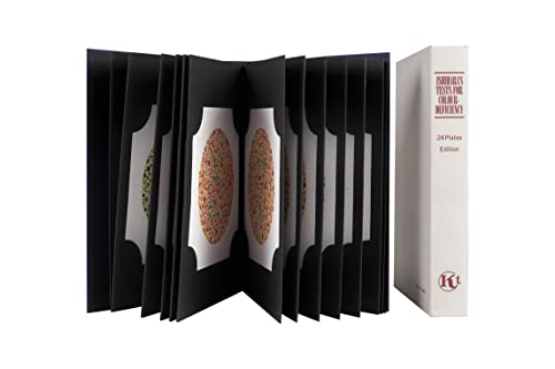 Image of Ishihara Color Vision Test Book 24 Plates with User Manual