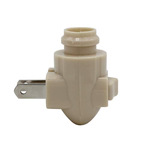 Creative Hobbies Plug In Night Light Module Includes 4 Watt Bulb, Ivory Plastic, Great For Making Your Own Diy Decorative Night Lights, Pack Of 4 #TOP3