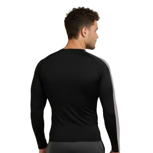 Image of NINQ Half Sleeve Compression T-Shirt - Men's Athletic & Sports Tights for Fitness Gym