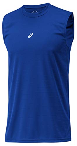 [アシックス] 野球 アンダーシャツ (ノースリーブ) NEOREVIVE ネオリバイブ ミドルフィットアンダーシャツ 2121A143 2121A143 ロイヤル 2XL
