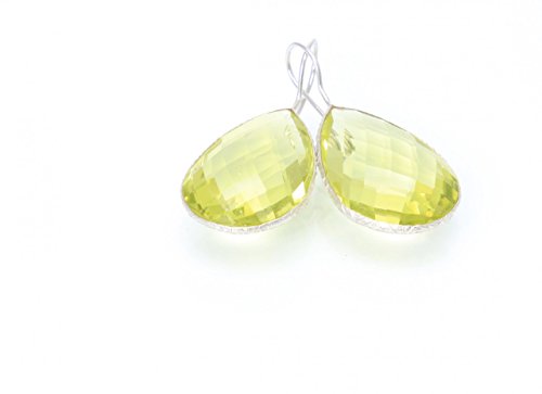 Preisvergleich Produktbild Ailoria Damen - 925 Sterlingsilber Silber Birne Quartz