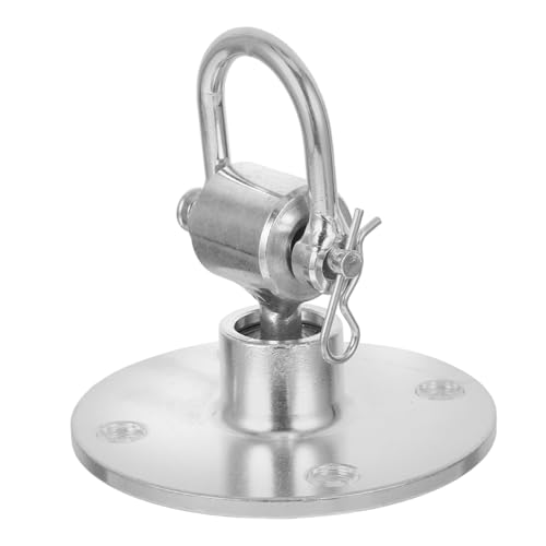 Crochet métallique pivotant pour balle de vitesse argenté fixation 50mm
