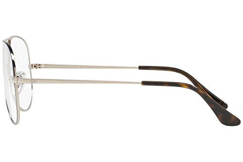 Image of Ray-Ban Unisex Clear Lens Pilot Frames - 0RX6489