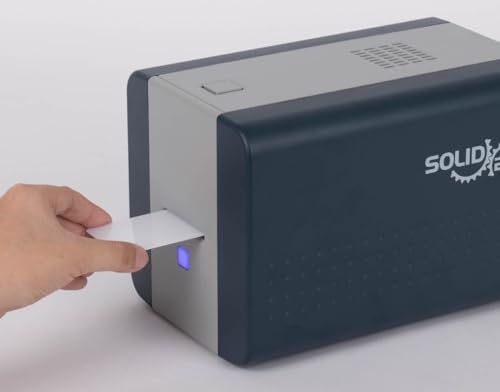 ID Zone Solid 210-SE Single Sided ID Card Printer ID Badge Maker ID Card Maker by ID Zone - Image 2