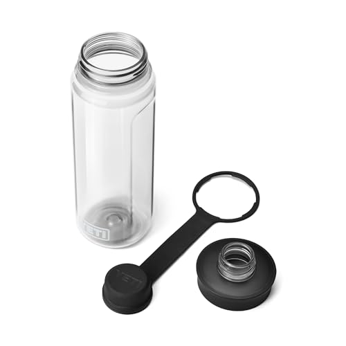 Image of YETI Yonder Water Bottle with Yonder Tether Cap, Lightweight, Leakproof and BPA-Free