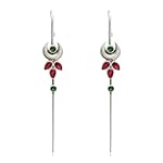 UNNIYARCHA-Silver-Traditional-Needle-Earcuff-Earrings-for-Women-Pure-Silver-925-Sterling-Silver-Jewellery-with-Certificate-of-Authenticity-925-Earrings-for-Women-Silver
