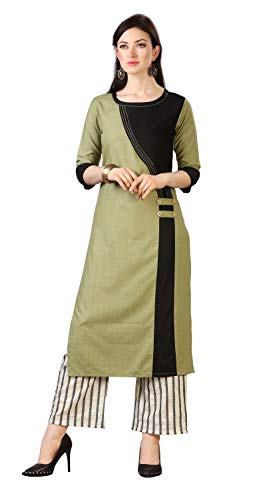 Image of EthnicJunction Women's Cotton Straight Kurta
