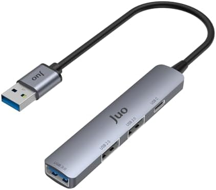 Juo USB-A 4 Portlu USB 3.0 / USB 2.0 Çoklayıcı Dönüştürücü Hub