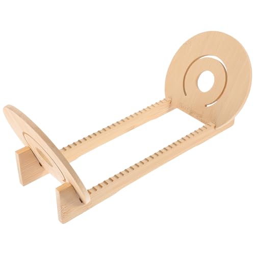 Decoración del hogar con estante de madera para lucir vinilos en salones 2