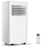 ZAFRO Portable Air Conditioners, 10000 BTU, 3 in 1 Portable AC Unit with Window Kits, Fan & Dehumidifier Modes, Cools up to 450 Sq.Ft, LED Display/Remote Control, 24H Timer for Living Room, Bedroom