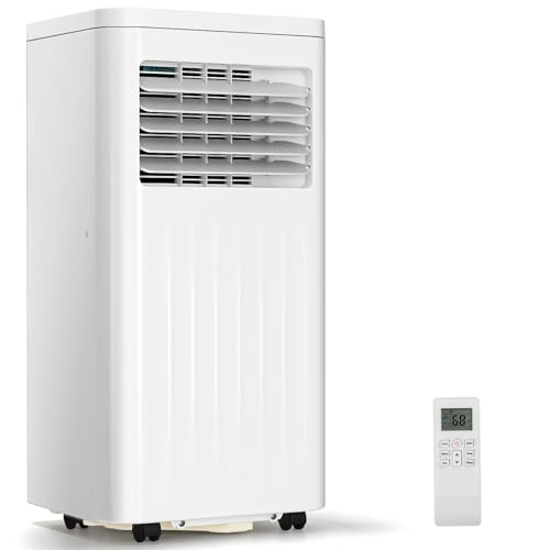 ZAFRO Portable Air Conditioners, 10000 BTU, 3 in 1 Portable AC Unit with Window Kits, Fan & Dehumidifier Modes, Cools up to 450 Sq.Ft, LED Display/Remote Control, 24H Timer for Living Room, Bedroom