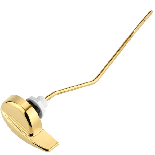 Image of Compatible with TOTO Toilet Handle Replacement Parts Kit, Universal THU068#CP Trip Lvr for St743S Side Mount Toilet Flush Tank Lever Handle for TOTO Kohler Toilet Tank, 1-Pack Shiny Gold