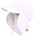 ThunderCloud Kid's SPF 50+ UV Sun Protective Adjustable Baby Hat,White,S