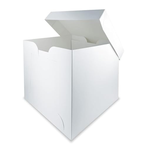 Tall White Cake Box 12 x 12 x 12 Pack of 5