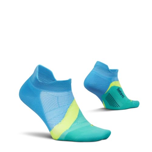 Image of Feetures Elite Light Cushion No Show Tab Sock Wave