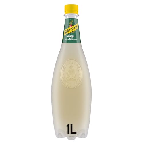 Schweppes Ginger Ale, Bebida Refrescante - Botella PET 1L