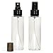 Yebeauty Empty Spray Bottles for Essential Oils, 4oz Refillable Clear Plastic Misting Spray Bottles Atomizer Fine Mister Spray Bottle for Beauty Products, Cleaning, Pack of 2