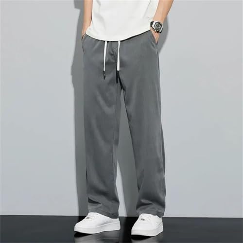 Men's Summer Straight Jeans Stretch Denim Pants Regular Fit Baggy Casual Business Classic Trousers3