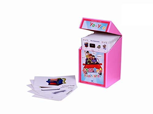 Yo-Yee Flashcards - Bildkarten Box zur Sprachförderung für Anfänger - Erweitere spielerisch Grundwortschatz, Satzbau und Grammatik - Für Kita, Kindergarten, Grundschule oder Logopädie