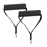 Healifty 2 Piezas Asas de Resistencia con Agarre Ergonómico para Bandas Elásticas Mango de Goma Antideslizante para Entrenamiento Fitness de Duradero para Gimnasio y Ejercicios de Fuerza